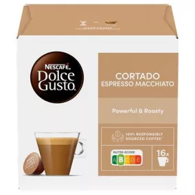   Kávékapszula, 16 db,  NESCAFÉ DOLCE GUSTO "Cortado Espresso Macchiato "
