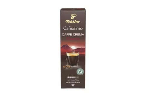 Kávékapszula, 10 db, TCHIBO "Cafissimo Caffé Crema Colombia"