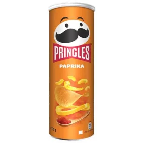 Chips, 165 g, PRINGLES, paprikás