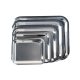 Tálca, szögletes, rozsdamentes acél, 45x35,5 cm
