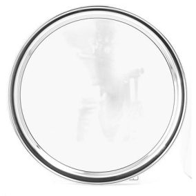 Tálca, kerek, rozsdamentes acél, 29 cm