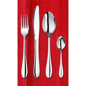   Evőeszköz szett, rozsdamentes acél, 24 db-os szett, "Palermo"