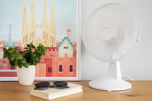 Asztali ventilátor, 23 cm, SENCOR "SFE 2310WH", fehér