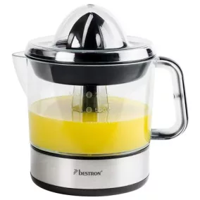 Citrusfacsaró, 0,7 l, BESTRON, fekete-inox