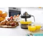 Citrusfacsaró, 0,7 l, BESTRON, fekete-inox