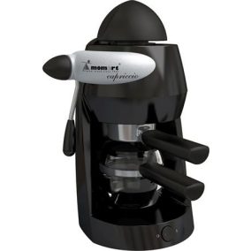   Presszókávéfőző, MOMERT "1160 Capriccio" fekete-ezüst