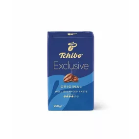   Kávé, pörkölt, őrölt, vákuumos csomagolásban, 250 g, TCHIBO "Exclusive"