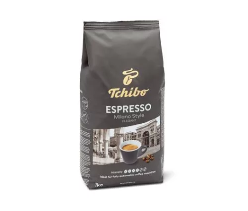 Kávé, pörkölt, szemes, 1000 g, TCHIBO "Milano"