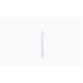   Kés, műanyag, többször használatos, 18,5 cm, 50 db "Venus", fehér