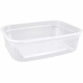 Műanyag tál, lezárható, 350 ml, 50 db "Svéd"
