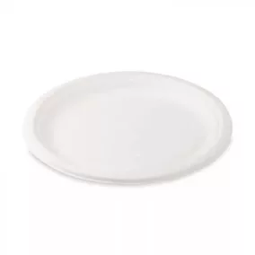 Tányér, PLA, lebomló, 17 cm, 50 db, "Party"