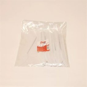   Kés, műanyag, többször használatos, 17 cm, 20 db "Prima", fehér