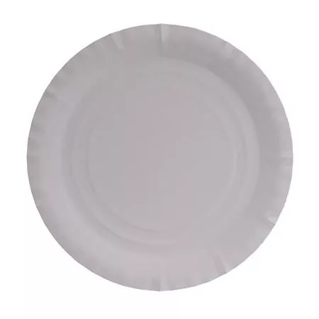 Papírtányér, kerek, 25 cm átmérő, VICTORIA FACILITY