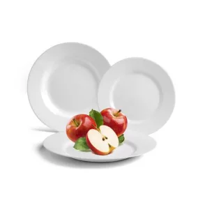   Mélytányér, fehér, 22 cm, 24 db-os szett, "GastroLine"