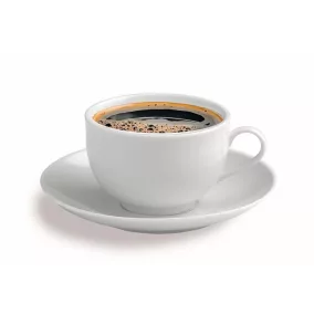   Kávéscsésze+alj, fehér, 20 cl, 6 db-os szett "Economic Roma"