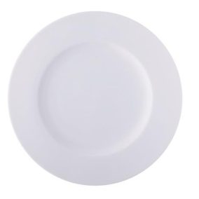   Csemegetányér, fehér, 21 cm, 6 db-os szett "Economic"