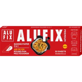   Sütőpapír lapok, kerek, 3 az 1-ben, 30 db, 36 cm, ALUFIX "Premium"