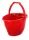 Felmosóvödör, csavarókosárral, 11 l, BONUS, piros