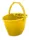 Felmosóvödör, csavarókosárral, 11 l, BONUS, sárga