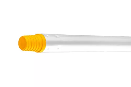 Nyél, menetes, alukróm, 140 cm, BONUS "Heavy Duty" , fehér