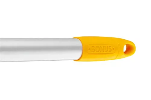 Nyél, menetes, alukróm, 140 cm, BONUS "Heavy Duty" , fehér