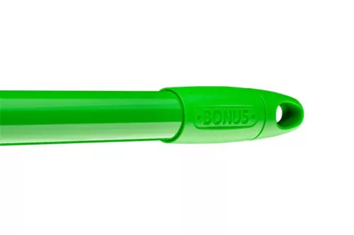 Nyél, menetes, alukróm, 140 cm, BONUS "Heavy Duty", zöld