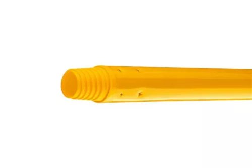 Nyél, menetes, alukróm, 140 cm, BONUS "Heavy Duty", sárga