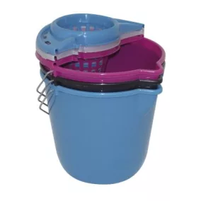 Felmosóvödör csavarókosárral, kerek, 12 l