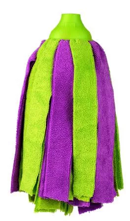 Felmosófej, mikroszálas, BONUS "MicroMOP", zöld-lila