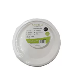 Papírtányér, 22 cm, 50 db