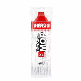   Felmosófej, pamut, XL méret, BONUS "CottonMOP", fehér