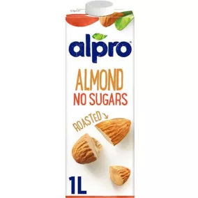   Növényi ital, cukormentes, dobozos, 1l, ALPRO, pörkölt mandula