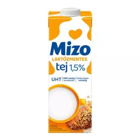 Tartós tej, dobozos, laktózmentes, 1,5%, 1 l, MIZO