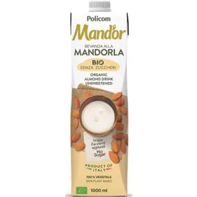   Növényi ital, cukormentes, dobozos, 1 l, MAND'OR "Prémium Bio", mandula