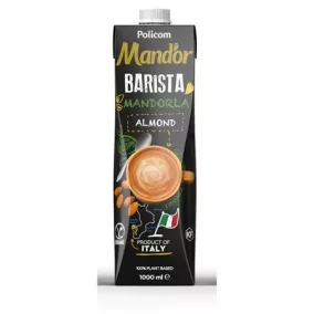   Növényi ital, dobozos, 1 l, MAND'OR "Prémium Barista", mandula