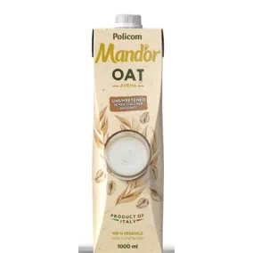   Növényi ital, cukormentes, dobozos, 1 l, MAND'OR "Prémium", zab