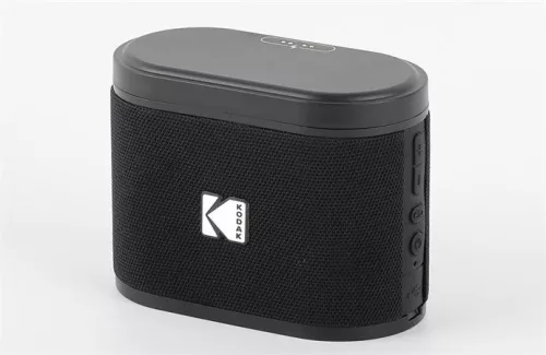 Hangszóró, hordozható, 5W, bővíthető,  KODAK "Soundbrix", fekete