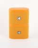 Hangszóró, hordozható, 5W, 2 db, KODAK "Soundbrix", narancssárga
