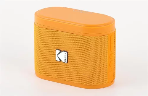 Hangszóró, hordozható, 5W, bővíthető, KODAK "Soundbrix", narancssárga