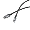 USB kábel, USB-A - USB-C, 1,2m, VERBATIM, fekete