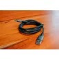 USB kábel, USB-A - USB-C, 1,2m, VERBATIM, fekete