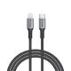 USB kábel, USB-C - Lightning (Apple), 1,2m, VERBATIM, fekete