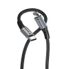 USB kábel, USB-C - Lightning (Apple), 1,2m, VERBATIM, fekete