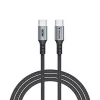 USB kábel, USB-C - USB-C, 1,2 m, 60W, VERBATIM, fekete