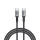 USB kábel, USB-C - USB-C, 1,2 m, 60W, VERBATIM, fekete