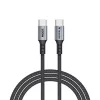 USB kábel, USB-C - USB-C, 1,2 m, 100W, VERBATIM, fekete
