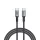 USB kábel, USB-C - USB-C, 1,2 m, 100W, VERBATIM, fekete