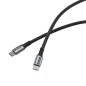 USB kábel, USB-C - USB-C, 1,2 m, 100W, VERBATIM, fekete