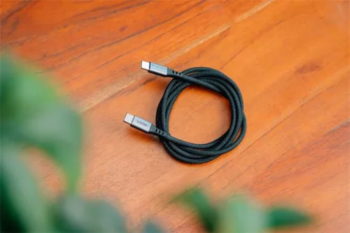 USB kábel, USB-C - USB-C, 1,2 m, 100W, VERBATIM, fekete