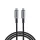 USB kábel, USB-C - USB-C, 1,2 m, 240W, VERBATIM, fekete